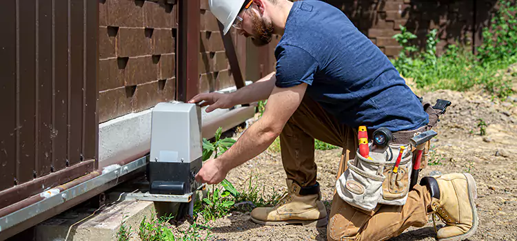 Electric Driveway Gate Installation Round Lake Beach