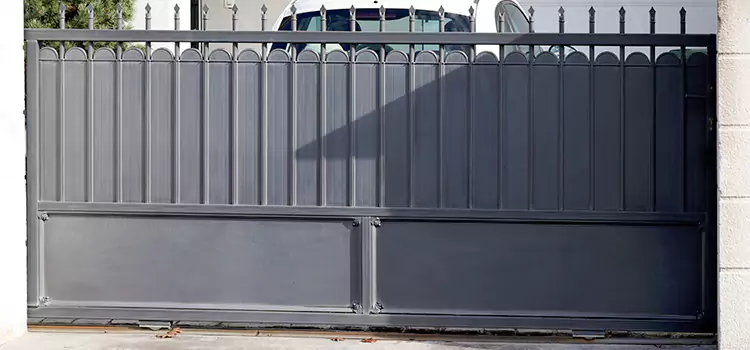 Metal Driveway Gate Installation Round Lake Beach